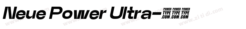 Neue Power Ultra字体转换